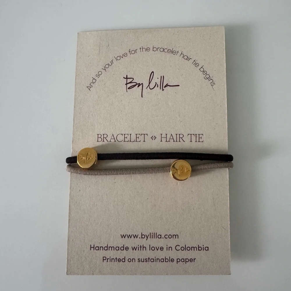 By Lilla elastic hairtie bracelets - Picture 2 of 3